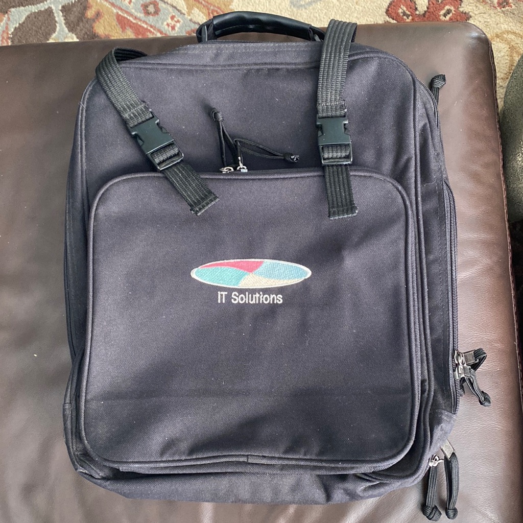Computer And Folder Backpack.